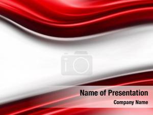 Red Wave Theme PowerPoint Template