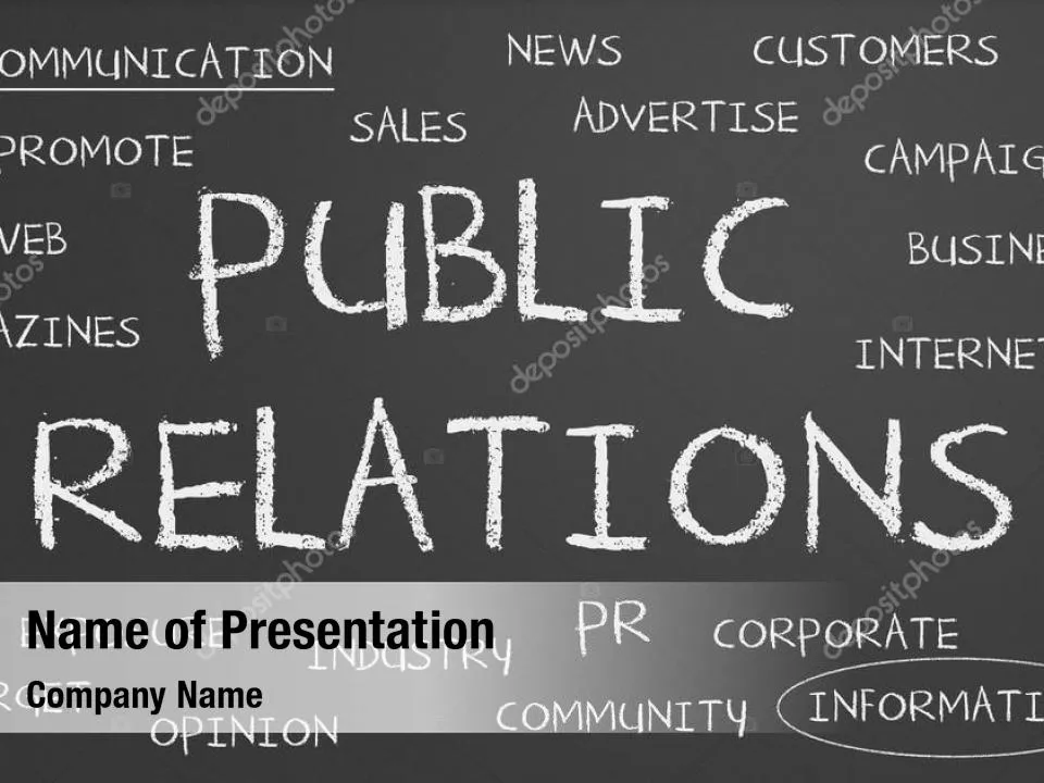 Public Relations Word Cloud