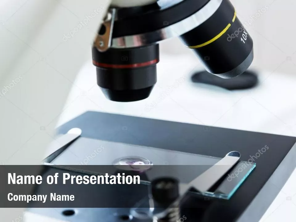 Objective Slide Of Microscope