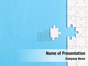 Last Step To Complete Puzzle PowerPoint Template
