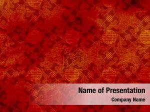 Chinese Pattern PowerPoint Template