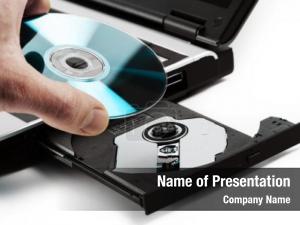 Compact Disk Player PowerPoint Template