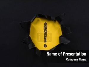 Exclamation Mark PowerPoint Template