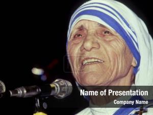 Mother Teresa PowerPoint Template