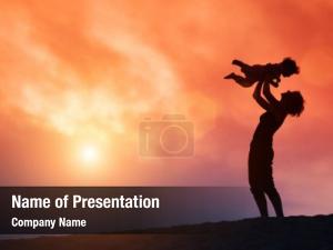 Mother and Child PowerPoint Template