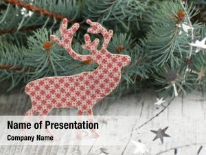 Christmas Deer PowerPoint Template