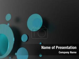 Azure Abstract Circles PowerPoint Template