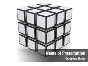 Assembled Cube PowerPoint Template