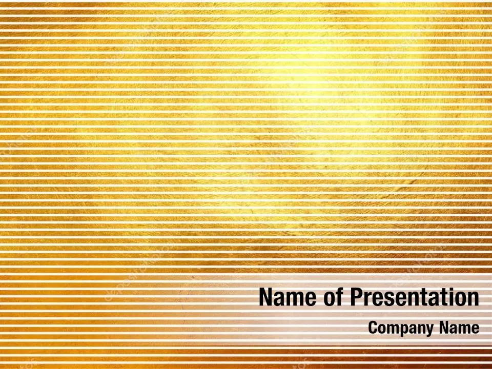 Abstract Golden Horizontal Lines