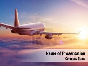 Commercial Airliner In Flight