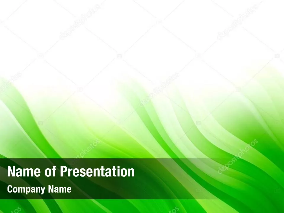 Green Abstract Motion Blur