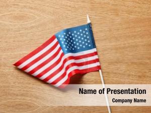 Flag of the USA PowerPoint Template