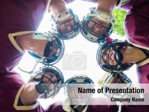 American Football Players PowerPoint Template