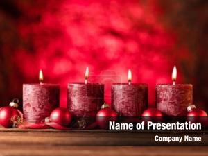 Christmas Candles PowerPoint Template