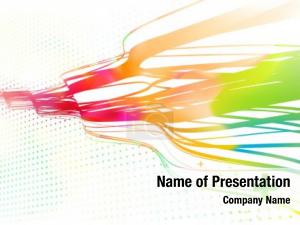 Abstract Colored Lines PowerPoint Template