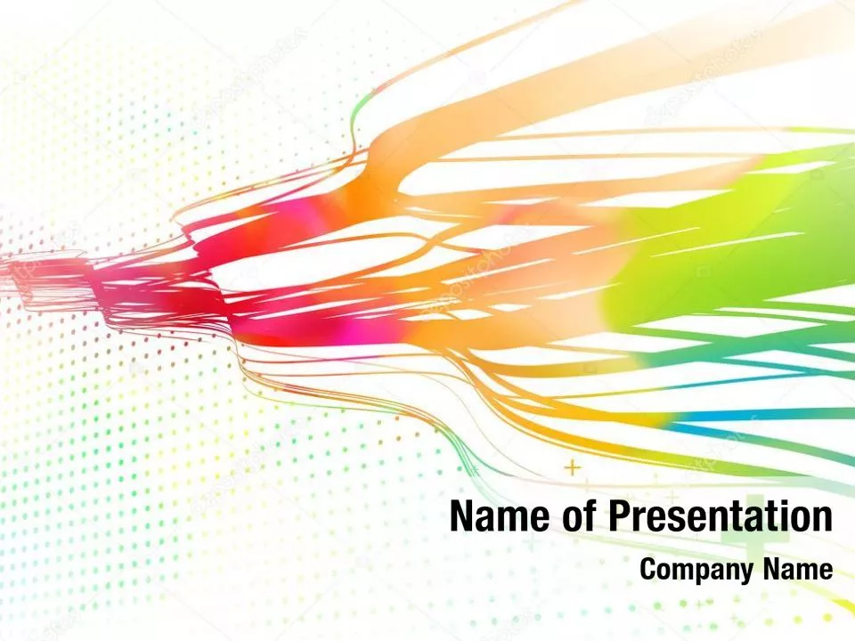 Abstract Colored Lines