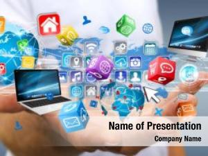 Multimedia Computer PowerPoint Template