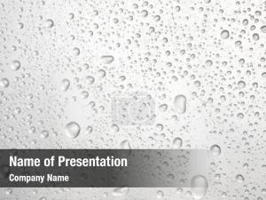 Water Drops Background PowerPoint Template