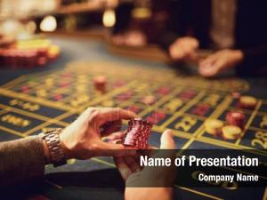 Casino Player PowerPoint Template