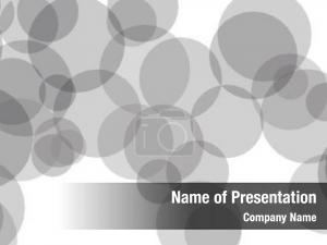 Abstract Gray Circles PowerPoint Template