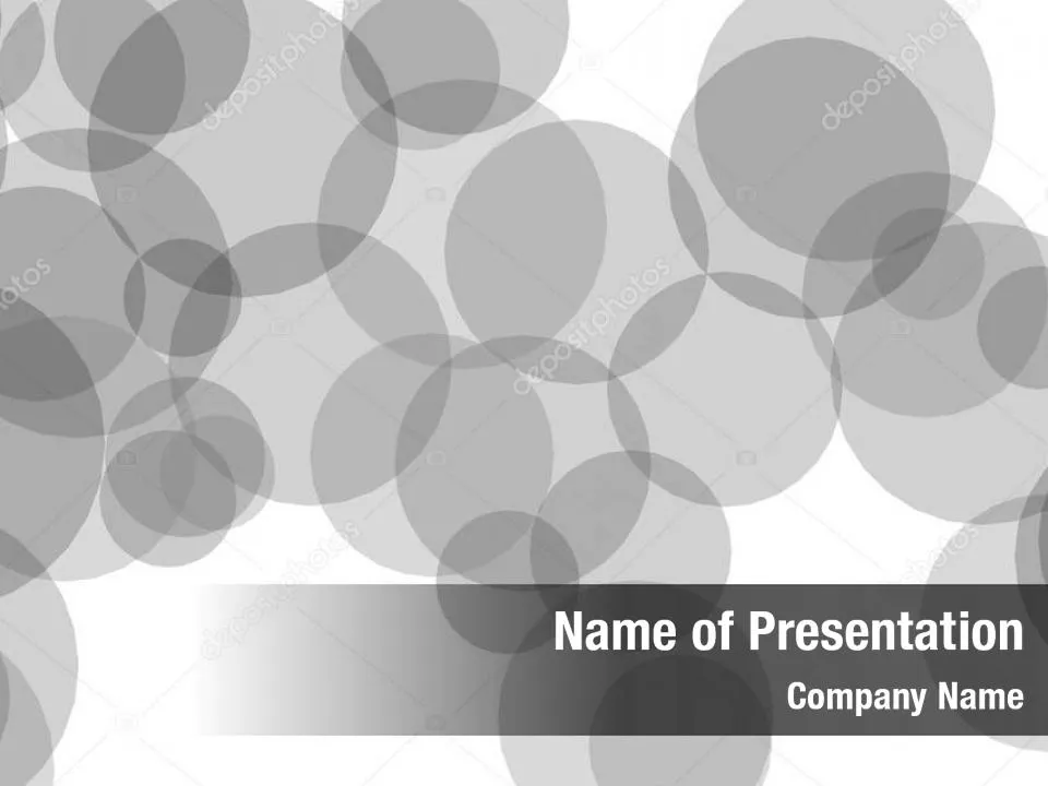 Abstract Gray Circles