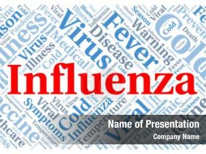 Influenza Word Cloud PowerPoint Template