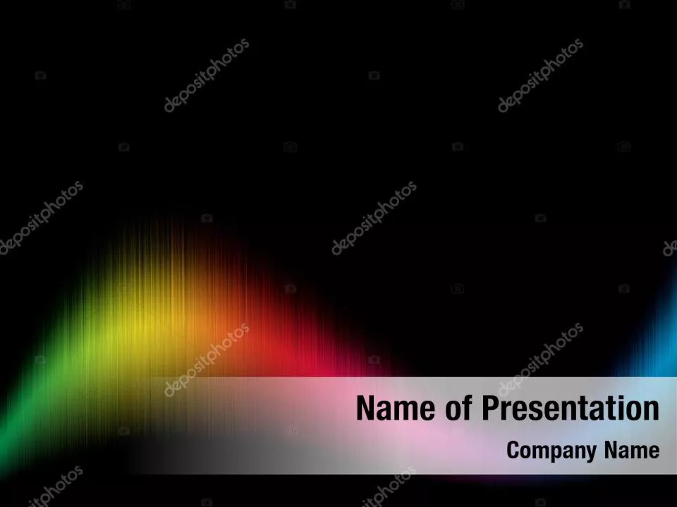 Abstract Wave in Red Spectrum