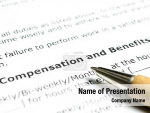 Compensation and Benefits PowerPoint Template