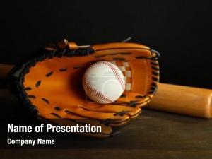Bat and Glove PowerPoint Template
