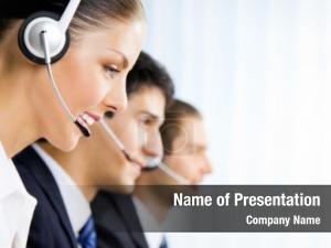 Call Center Services PowerPoint Template