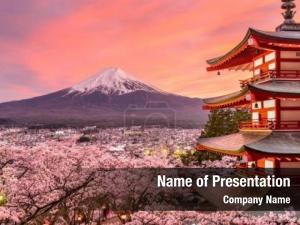 Mount Fuji PowerPoint Template