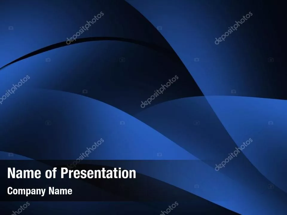 Blue Background with Abstract Wave