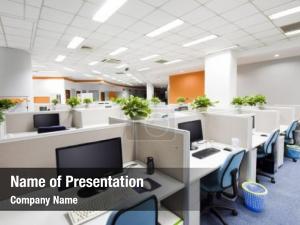 Place office work beijing  PowerPoint Template