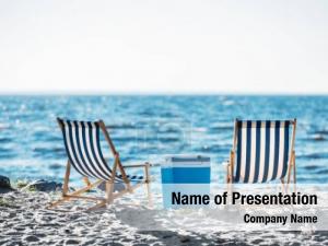 At the Beach PowerPoint Template