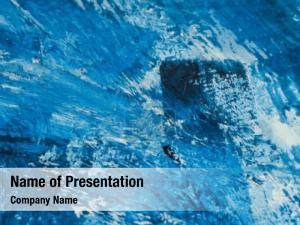 Abstract Blue Stroke PowerPoint Template