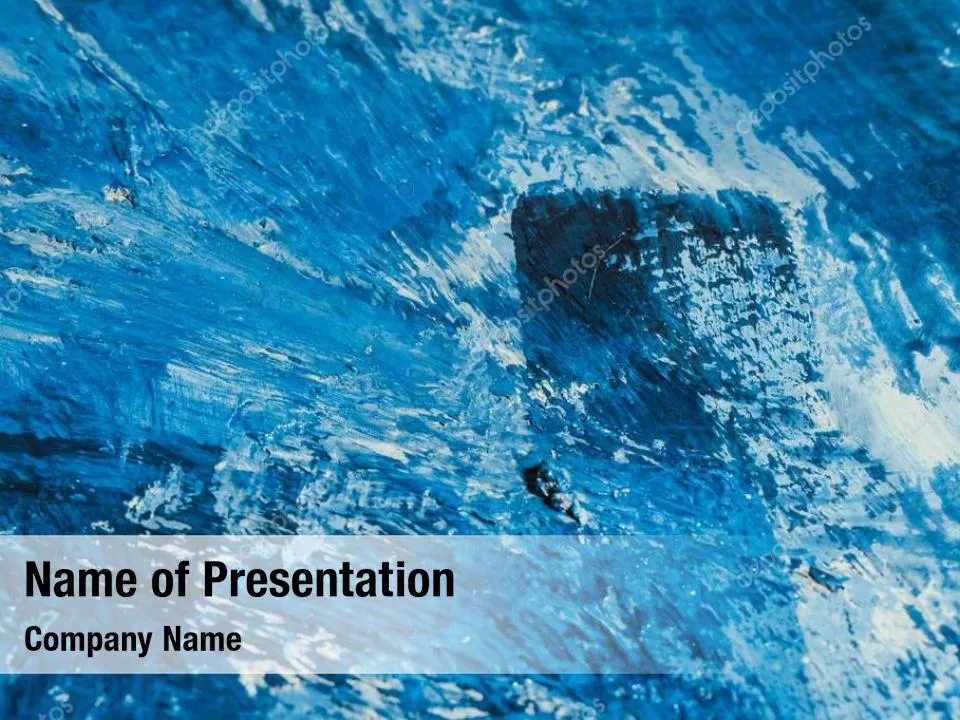 Abstract Blue Stroke