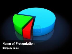 Three Dimensional Pie Chart PowerPoint Template