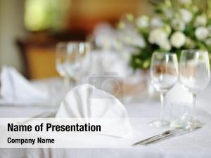 Table Set PowerPoint Template
