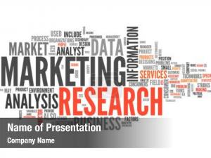Market Research Word Cloud PowerPoint Template