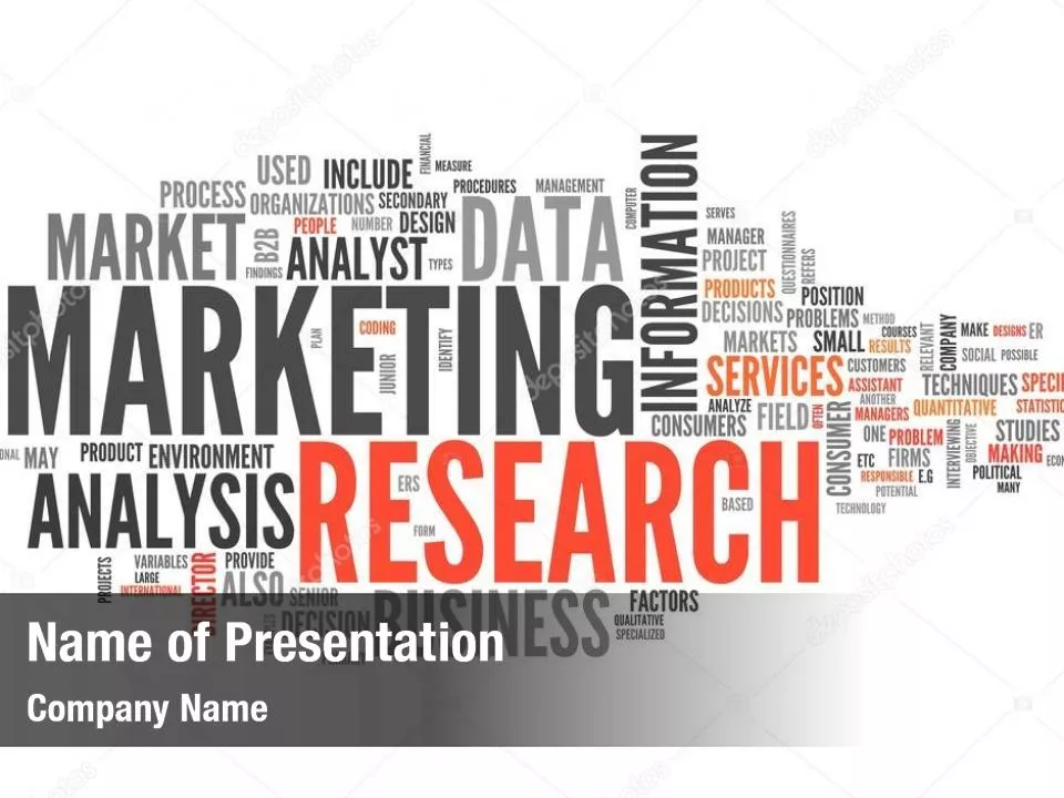 Market Research Word Cloud