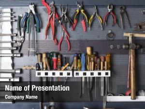 Motorcycle Tools PowerPoint Template