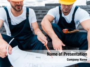 Builders On Roof
