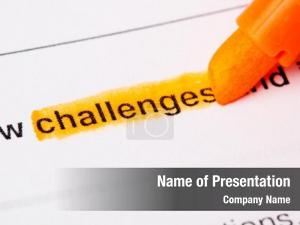 Challenges PowerPoint Template