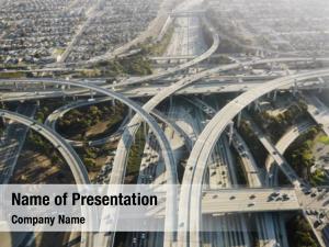 Autobahn Interchange PowerPoint Template