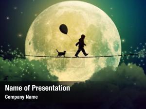 Child Imagination PowerPoint Template