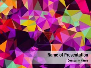 Geometric Colorful Pattern PowerPoint Template