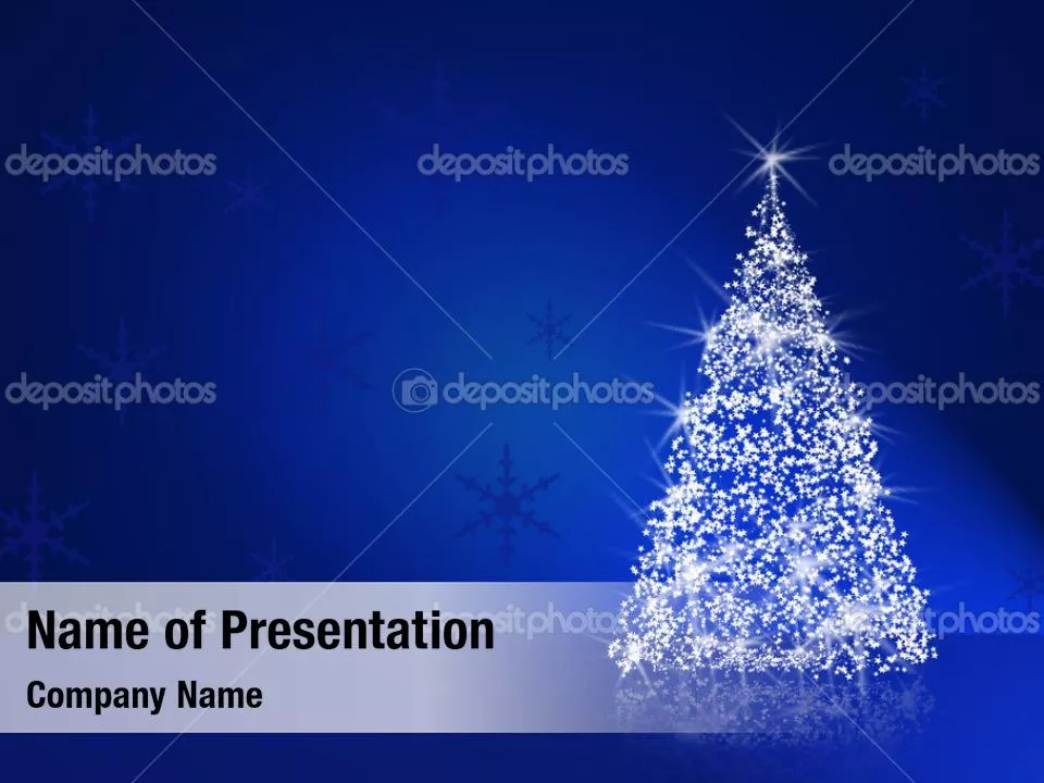 Snowflakes Christmas Tree