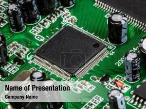 Radio Circuit PowerPoint Template