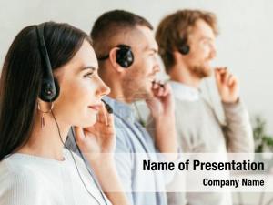 Communication Center PowerPoint Template