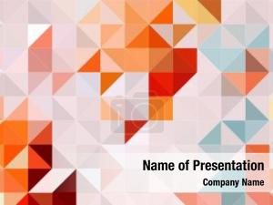 Triangle Pattern PowerPoint Template